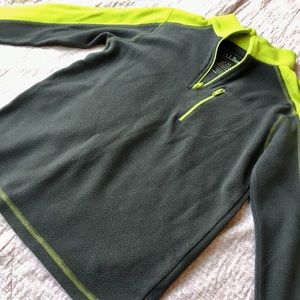 Boys LL Bean 1/4 zip fleece top